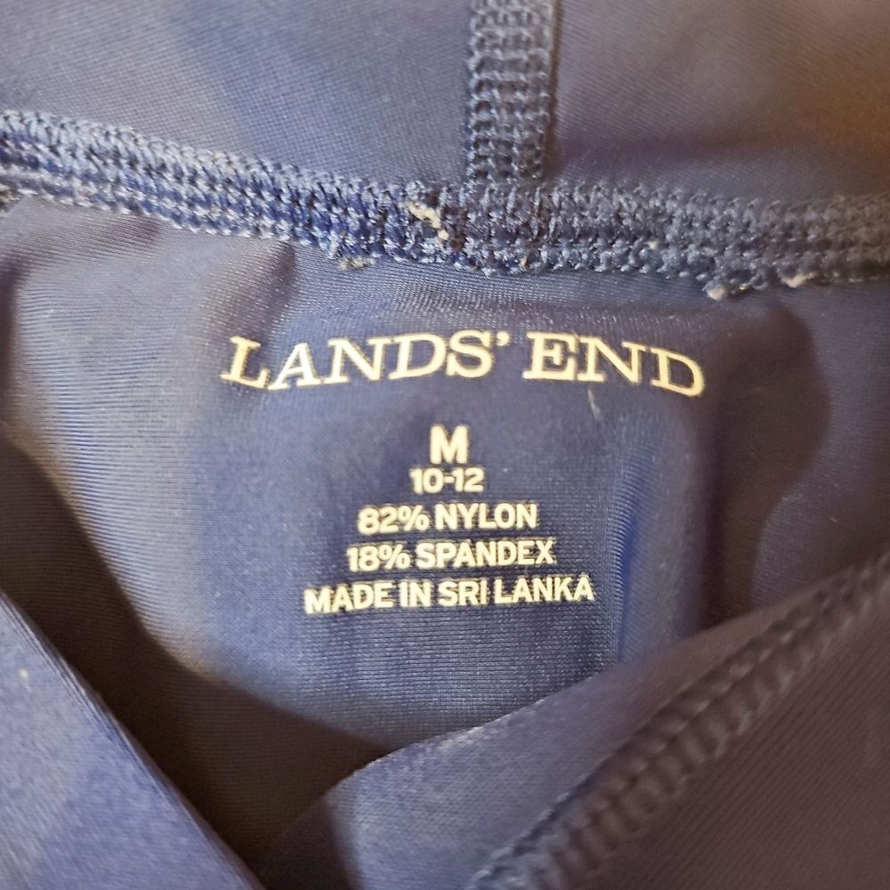Lands' End Navy Blue Hoodie - Picture 2 of 7